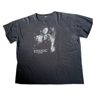 Vintage 90s Titanic Tshirt - Kate Winslet Leo DiCaprio - Size XL